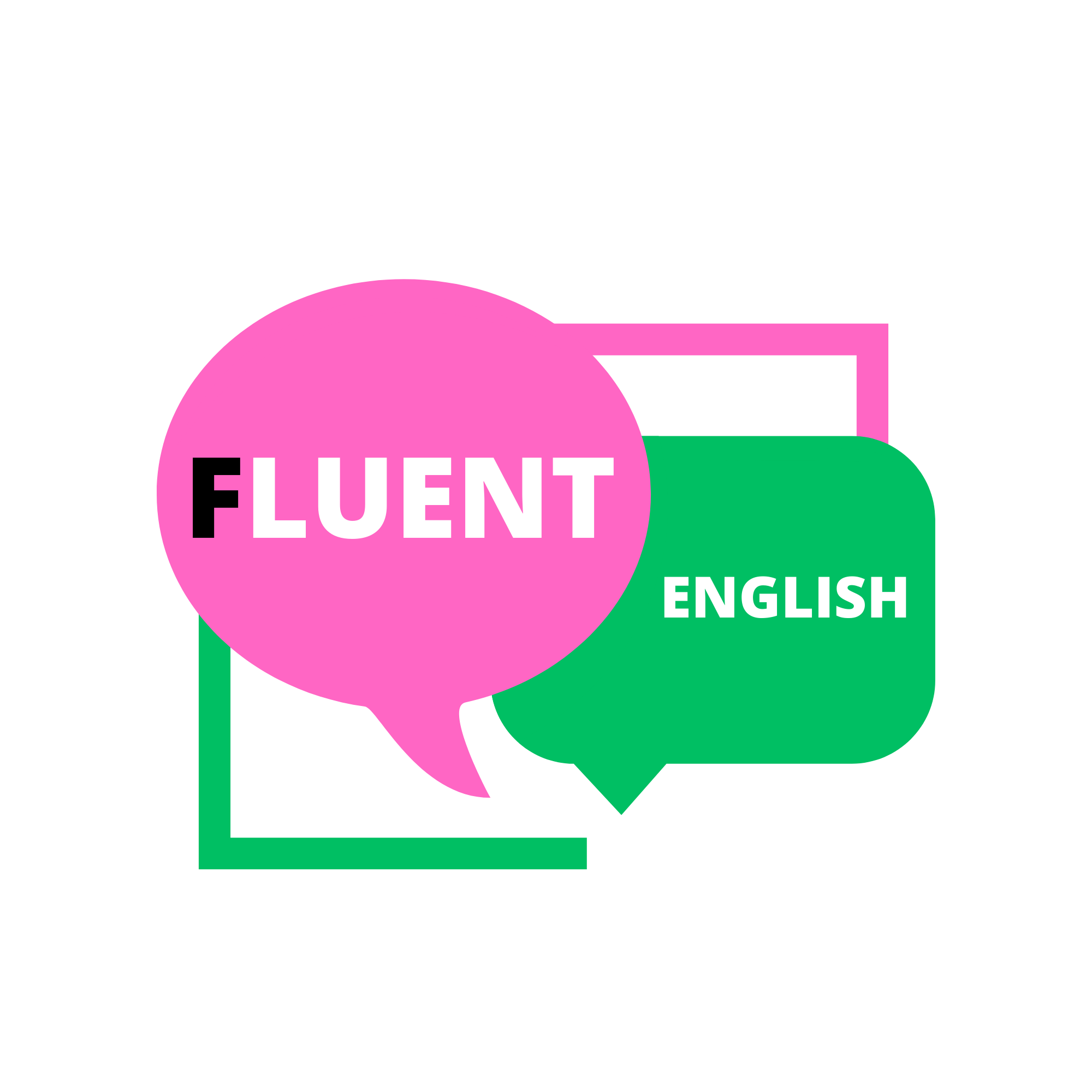 Fluent English by Curious Minds Logo